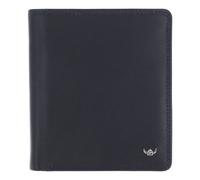 Golden Head Polo Wallet RFID protection Genuine Leather 13 cm blue