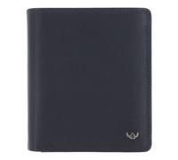 Golden Head Polo Wallet RFID protection Genuine Leather 13 cm blue