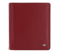 Golden Head Polo Wallet RFID protection Genuine Leather 13 cm red