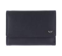 Golden Head Polo Wallet RFID protection Genuine Leather 14 cm blue
