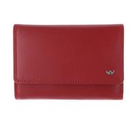 Golden Head Polo Wallet RFID protection Genuine Leather 14 cm red