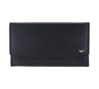 Golden Head Polo Wallet RFID protection Genuine Leather 17.5 cm black