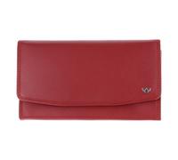 Golden Head Polo Wallet RFID protection Genuine Leather 17.5 cm red