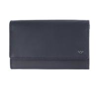 Golden Head Polo Wallet RFID protection Genuine Leather 17 cm blue