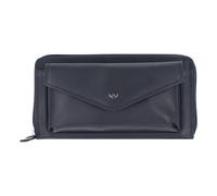 Golden Head Polo Wallet RFID protection Genuine Leather 19.5 cm blue