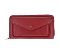 Golden Head Polo Wallet RFID protection Genuine Leather 19.5 cm red