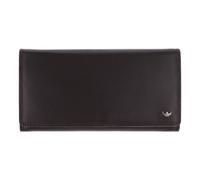 Golden Head Polo Wallet RFID protection Genuine Leather 19 cm brown