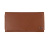 Golden Head Polo Wallet RFID protection Genuine Leather 19 cm brown