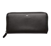 Golden Head Polo Wallet RFID protection Genuine Leather 20 cm black