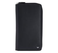 Golden Head Polo Wallet RFID protection Genuine Leather 21.5 cm black