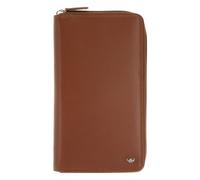 Golden Head Polo Wallet RFID protection Genuine Leather 21.5 cm brown