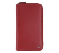 Golden Head Polo Wallet RFID protection Genuine Leather 21.5 cm red