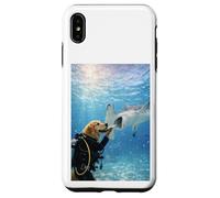 Golden Heart Underwater Case for iPhone XS Max