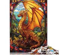 Golden Heaven Elder Dragon Puzzles for Adults 1000 Pieces Puzzle for Adults And Teenager Family Game 1000pcs (38x26cm)
