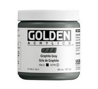 Golden : Heavy Body Acrylic Paint : 236ml : Graphite Grey
