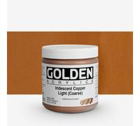Golden : Heavy Body : Acrylic Paint : 237ml (8oz): Copper Light Coarse Iridescent