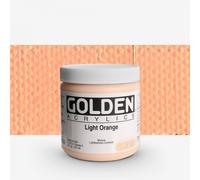 Golden : Heavy Body : Acrylic Paint : 237ml (8oz): Light Orange IV