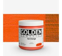 Golden : Heavy Body : Acrylic Paint : 237ml (8oz): Vat Orange