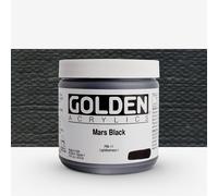 Golden : Heavy Body : Acrylic Paint : 473ml (16oz) : Mars Black