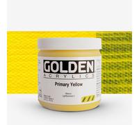 Golden : Heavy Body : Acrylic Paint : 473ml (16oz) : Primary Yellow
