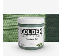 Golden : Heavy Body : Acrylic Paint : 473ml (16oz) : Terre Vert Hue