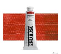 Golden Heavy Body Acrylic Paint 59ml Tube Cadmium Red Medium Hue For Artists