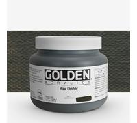 Golden : Heavy Body : Acrylic Paint : 946ml (32oz): Raw Umber