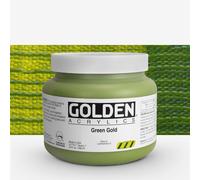 Golden : Heavy Body : Acrylic Paint : 946ml : Green Gold : Please allow an extra week for delivery