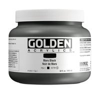 Golden : Heavy Body Acrylic Paint : 946ml : Mars Black