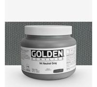 Golden : Heavy Body : Acrylic Paint : 946ml : Neutral Grey No.4 : Please allow an extra week for delivery
