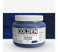 Golden : Heavy Body : Acrylic Paint : 946ml : Phthalo Blue Red Shade : Please allow an extra week for delivery