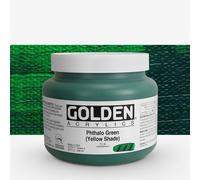 Golden : Heavy Body : Acrylic Paint : 946ml : Phthalo Green Yellow Shade : Please allow an extra week for delivery