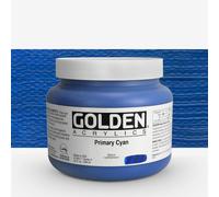 Golden : Heavy Body : Acrylic Paint : 946ml : Primary Cyan : Please allow an extra week for delivery