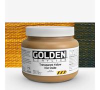 Golden : Heavy Body : Acrylic Paint : 946ml : Trans Yellow Iron Oxide : Please allow an extra week for delivery