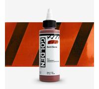 Golden : High Flow : Acrylic Paint : 118ml (4oz): Burnt Sienna : S1