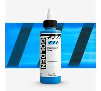 Golden : High Flow : Acrylic Paint : 118ml (4oz): Fluorescent Blue : S5