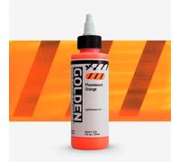 Golden : High Flow : Acrylic Paint : 118ml (4oz): Fluorescent Orange : S5