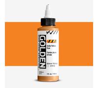 Golden : High Flow : Acrylic Paint : 118ml (4oz): India Yellow Hue : S4