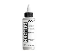Golden : High Flow : Acrylic Paint : 118ml (4oz): N8 Neutral Gray : S1