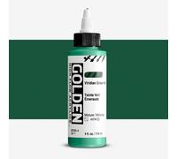 GOLDEN High Flow Acrylics, Viridian Green Hue, 4 fl. oz. / 118 ml Bottle