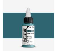 Golden : High Flow : Acrylic Paint : 30ml (1oz): Cobalt Turquoise : S8