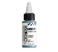 Golden : High Flow : Acrylic Paint : 30ml (1oz): Cobalt Turquoise : S8