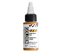 GOLDEN High Flow Acrylics, India Yellow Hue, 1 fl. oz. / 30 ml Bottle