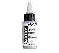 Golden : High Flow : Acrylic Paint : 30ml (1oz): Interference Blue (Fine) : S7