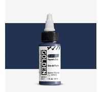 Golden : High Flow : Acrylic Paint : 30ml (1oz): Payne's Gray : S2