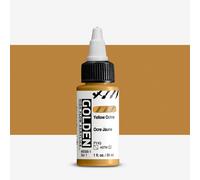 Golden : High Flow : Acrylic Paint : 30ml (1oz): Yellow Ochre : S1