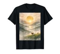 Golden Highland Sunrise Dream T-Shirt