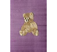 Golden Hinde Teddy Bear Goldwork Embroidery Kit - Starter
