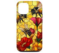 Golden Honey Bees and Poppy Design Case for iPhone 12/12 Pro