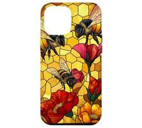 Golden Honey Bees and Poppy Design Case for iPhone 12 Pro Max